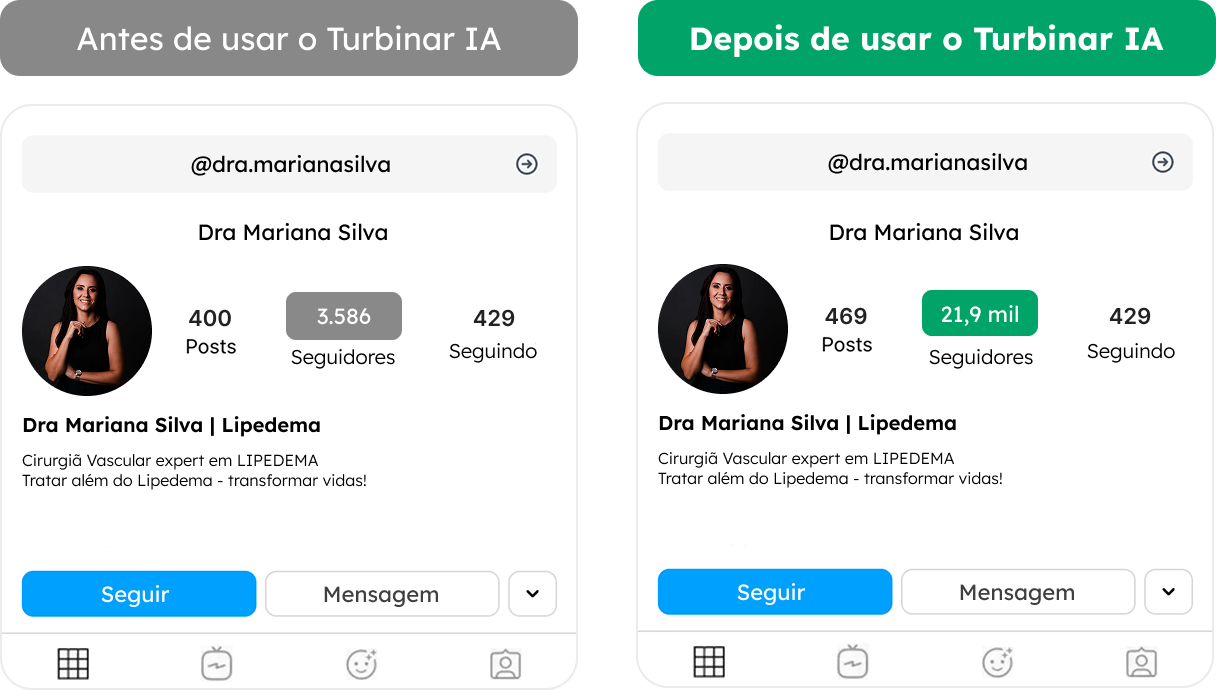 Dra Mariana Silva - turbinar-consiga-seguidores-reais-no-instagram-usando-ia