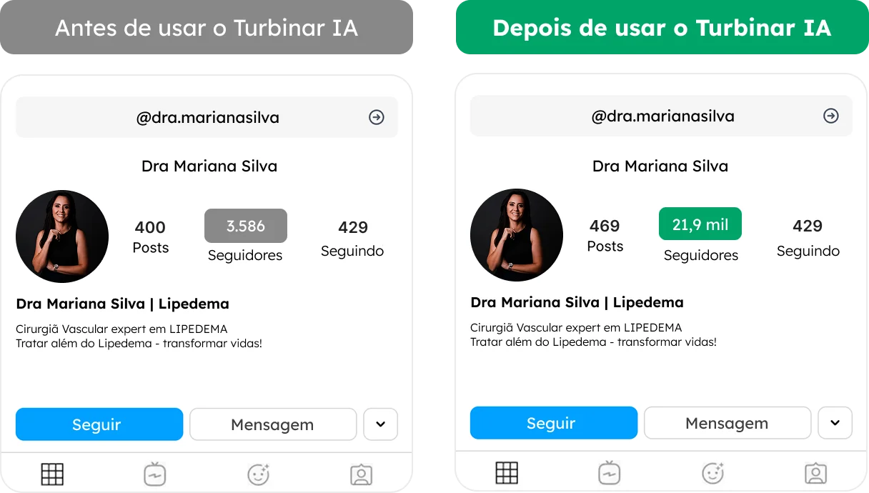Dra Mariana Silva - turbinar-consiga-seguidores-reais-no-instagram-usando-ia
