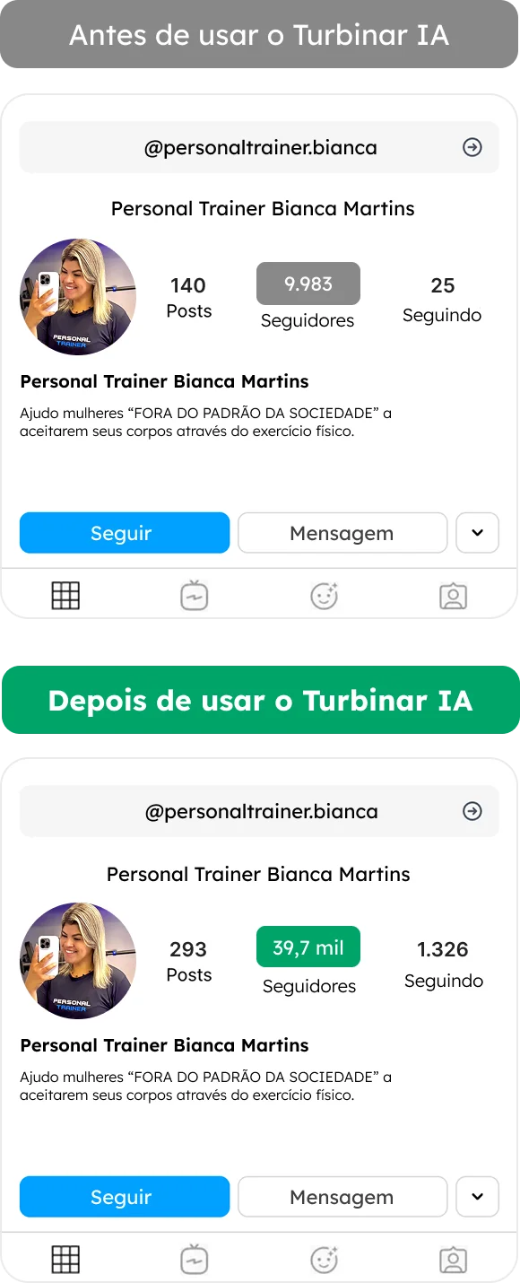 Personal Trainer Bianca Martins - turbinar-consiga-seguidores-reais-no-instagram-usando-ia-mobile